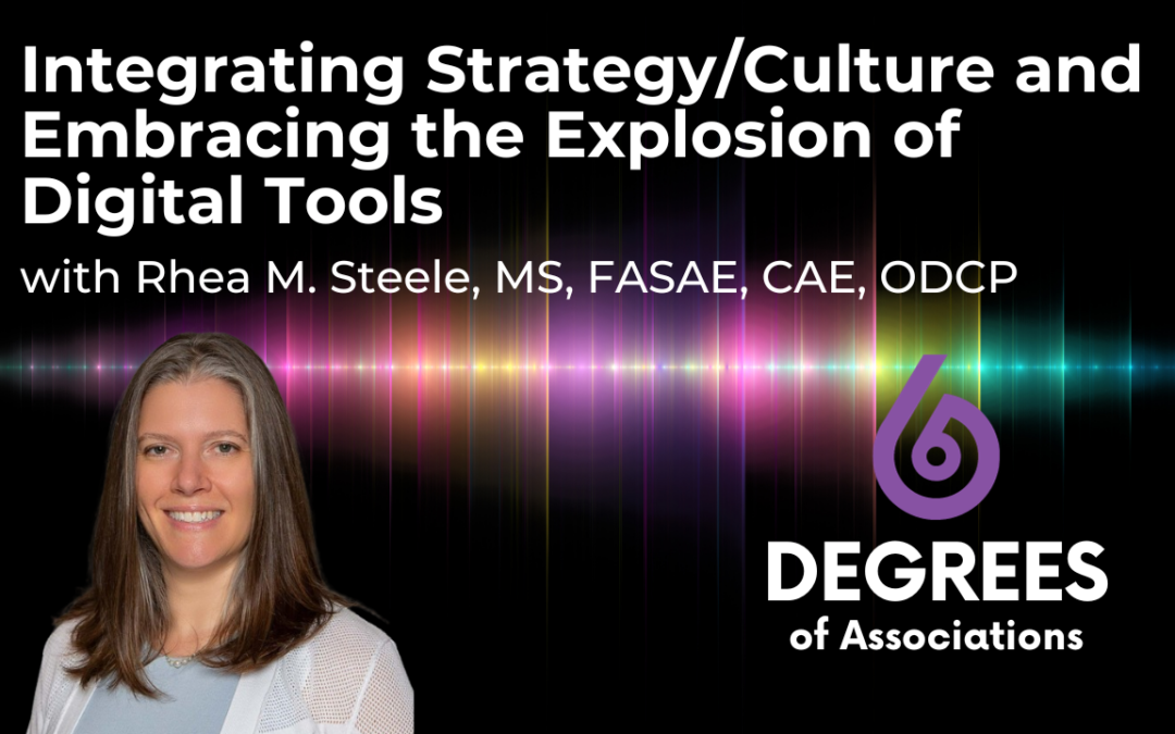 Integrating Strategy/Culture and Embracing the Explosion of Digital Tools