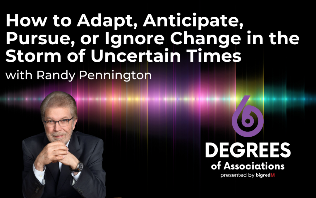 How to Adapt, Anticipate, Pursue, or Ignore Change in the Storm of Uncertain Times